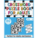 Crossword Puzzle Book For Adults: Take a Puzzle Journey From Your Own Home With 80 Large Print Fun and Relaxing Crossword Puzzles Book For Adults Seni