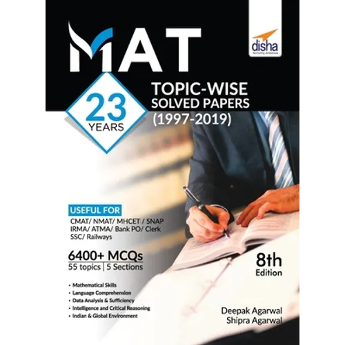 MAT 23 years Topic-wise Solved Papers (1997-2019) 8th Edition