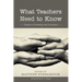 What Teachers Need to Know: Topics in Diversity and Inclusion
