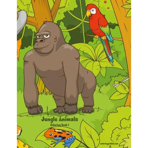 Jungle Animals Coloring Book 1