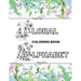Floral Alphabet Coloring Book: Beautiful Garden Stress-Free Relaxation Letters A-Z