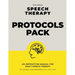 The Adult Speech Therapy Protocols Pack: An instruction manual for adult speech therapy