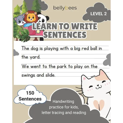 Sentence Masters: Independent Writing for Level 2: Sentence writing practice for kids, Reading and writing for kids