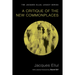 A Critique of the New Commonplaces