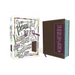 Niv, Beautiful Word Coloring Bible and 8-Pencil Gift Set, Leathersoft, Brown: Hundreds of Verses to Color