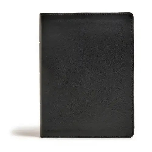 CSB Tony Evans Study Bible, Black Genuine Leather, Indexed: Study Notes and Commentary, Articles, Videos, Easy-To-Read Font