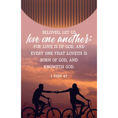 General Worship Bulletin: Let Us Love (Package of 100): 1 John 4:7 (Kjv)