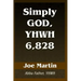 Simply God, YHWH 6,828: Abba Father, YHWH