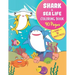 SHARK & SEA LIFE Coloring Book + BONUS MAZES PUZZLE: Large Print (8.5x11") - Gift for Kids & Grown ups