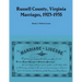 Russell County, Virginia Marriages, 1923-1935