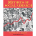 Methods of Social Research, 4th Edition