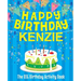 Happy Birthday Kenzie - The Big Birthday Activity Book: Personalized Children's Activity Book