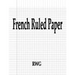French Ruled Paper: 100 Pages 8.5" X 11"