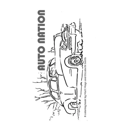 Auto Nation: A Coloring Book