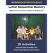 Workbooks for Dyslexics - Letter Sequential Memory - Memorize and Circle Letters in Sequences - Improve Directionality and Poor Visual Memory for Lett