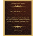 Thus Shalt Thou Live: Hints and Advice for the Healthy and the Sick on a Simple and Rational Mode of Life and a Natural Method of Cure