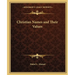 Christian Names and Their Values