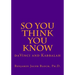 So You Think You Know: da Vinci and Kabbalah