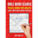 Bible Word Search Puzzle Book for Adults: 90 Large Print Christian Word Find Puzzles