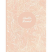 Health Record: Daily Home Monitoring of Blood Pressure, Glucose, and Heart Rate, Large Floral Cover