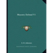 Masonry Defined V1