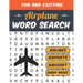 Airplane Word Search: Airline Pilot Gifts Aviation Themed Puzzles for Adults
