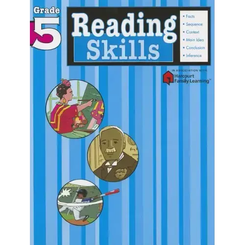 Reading Skills: Grade 5 (Flash Kids Harcourt Family Learning)
