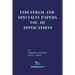Industrial and Specialty Papers, Volume 3, Applications