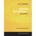 Johannes Brahms - Clarinet Sonata No.1 - Op.120 No.1 - A Score for Clarinet and Piano