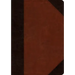 ESV Large Print Wide Margin Bible (Trutone, Brown/Cordovan, Portfolio Design)