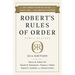 Robert's Rules of Order Newly Revised, 12th Edition