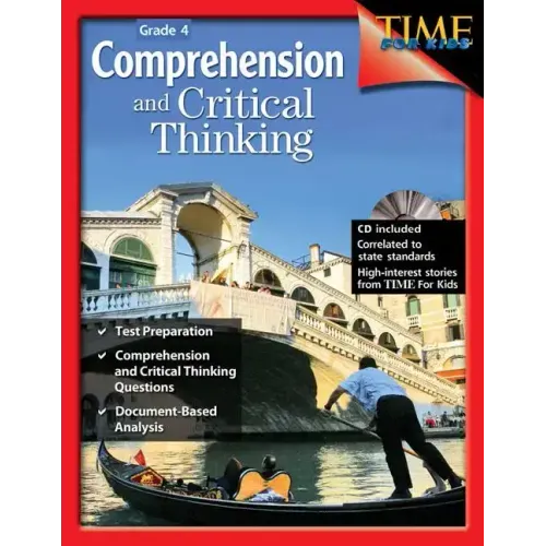 Comprehension and Critical Thinking Grade 4 [With CDROM]
