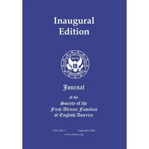 Journal of the Society of the First African Families of English America