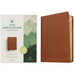 NLT Life Application Study Bible, Third Edition, Large Print (Red Letter, Genuine Leather, Brown)