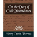 On the Duty of Civil Disobedience (New Edition)