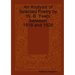 An Analysis of Selected Poetry by William Butler Yeats between 1918 and 1928