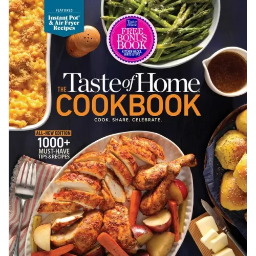 Taste of Home Fifth Edition Cookbook with Bonus Kitchen Hacks: 1000+ Recipes, Baking Techniques, Instant Pot & Air Fryer Chapter - 5-Ring Binder