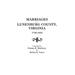 Marriages of Lunenburg County, Virginia, 1746-1853
