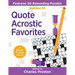 Quote Acrostic Favorites: Features 50 Rewarding Puzzles