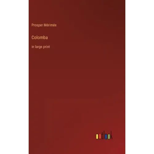 Colomba: in large print