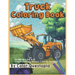 Truck Coloring Book - For Kids Ages 4-8, 8-12 - Simple and Easy Mosaic Color By Number: Jumbo Color-By-Number With Construction Vehicles, Fire Trucks,