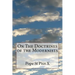 On The Doctrines of the Modernists