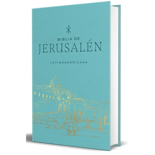 Biblia de Jerusalén Latinoamericana, Tapa Dura, Tela Turquesa, Edición de Regalo / Spanish Jerusalem Bible, Latin American Edition, Hardcover, Turquoi