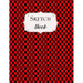 Sketch Book: Checkered Sketchbook Scetchpad for Drawing or Doodling Notebook Pad for Creative Artists Red Black