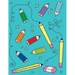Perky Pencils Sketchbook: Jumbo Drawing Pad For Sketching, Doodling And Coloring