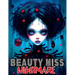 Beauty Miss Nightmare: Coloring Book Features Horror Monstrosities with Creepy Gothic Illustrations of Enchanting Women