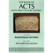 The Book of Acts in Its Palestinian Setting