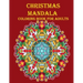 Christmas Mandala Coloring Book For Adults: 100 unique Christmas mandala coloring book, a very fun and mind relaxation book for adults