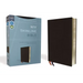 NIV, Thinline Bible, Bonded Leather, Black, Red Letter Edition