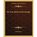 The Four Modes of Knowledge